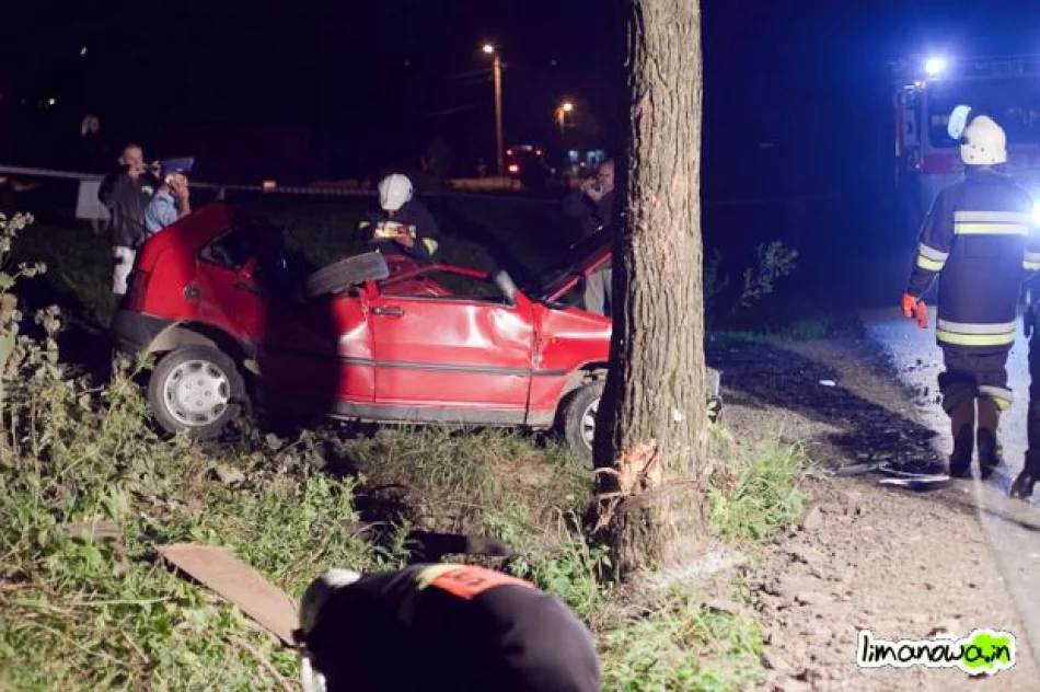 Pijany wjechał w drzewa - zdjęcie 2