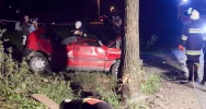 Pijany wjechał w dwa drzewa - zdjęcie 2