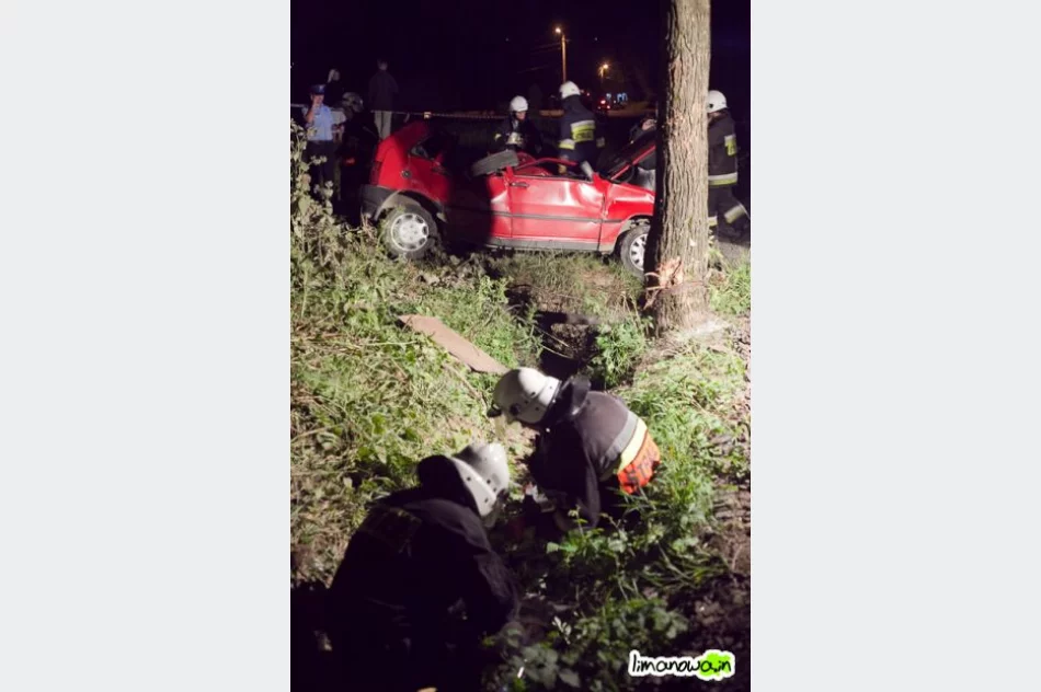 Pijany wjechał w drzewa - zdjęcie 4