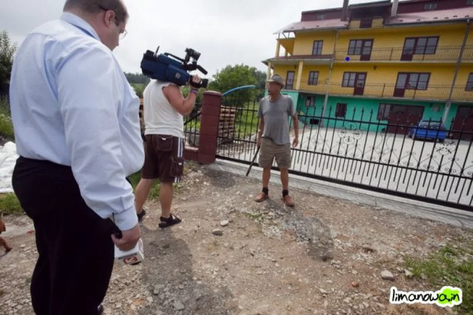 Zniszczona kamera Polsatu - zdjęcia + film - zdjęcie 4