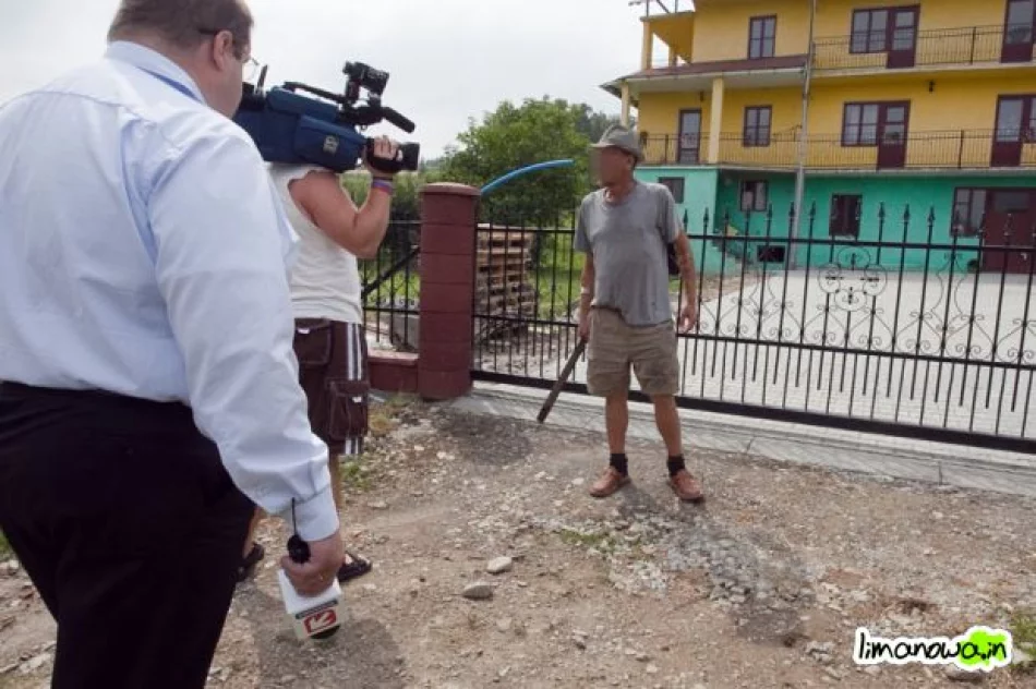 Zniszczona kamera Polsatu - zdjęcia + film - zdjęcie 5