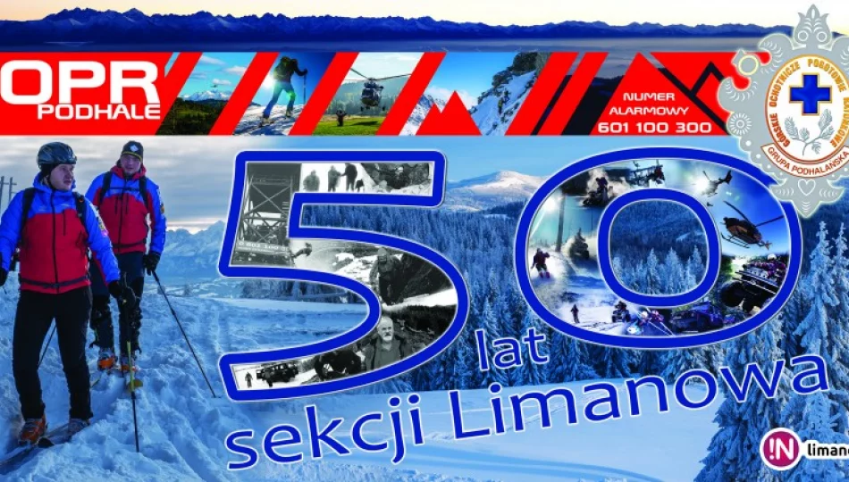 Sekcja Limanowa Grupy Podhalańskiej GOPR świętowała 50 lat istnienia - zdjęcie 1