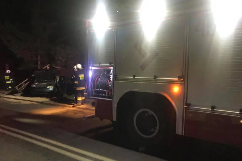 Samochód uderzył w przystanek, potem w ogrodzenie. 18-latkowi zatrzymano prawo jazdy - zdjęcie 2