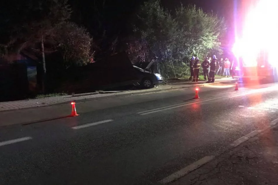 Samochód uderzył w przystanek, potem w ogrodzenie. 18-latkowi zatrzymano prawo jazdy - zdjęcie 4