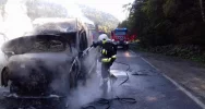 Zapalił się samochód firmy kurierskiej - zdjęcie 4