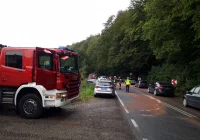 Trzy osoby trafiły do szpitala po zderzeniu na drodze wojewódzkiej - zdjęcie główne