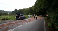 Trzy osoby trafiły do szpitala po zderzeniu na drodze wojewódzkiej - zdjęcie 2