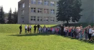 Próbna ewakuacja - ZESPÓŁ SZKOLONO - PRZEDSZKOLNY NR 4 W LIMANOWEJ - zdjęcie 4