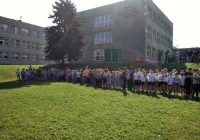 Próbna ewakuacja - ZESPÓŁ SZKOLONO - PRZEDSZKOLNY NR 4 W LIMANOWEJ - zdjęcie główne