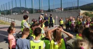 „Miasteczko rowerowe” - plenerowa zabawa z walorem edukacyjnym w SP Mordarka  - zdjęcie 2