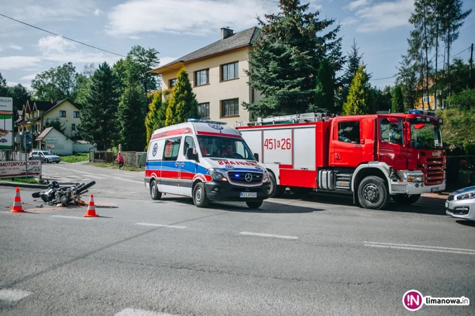 Zderzenie samochodu z motocyklem - zdjęcie 4