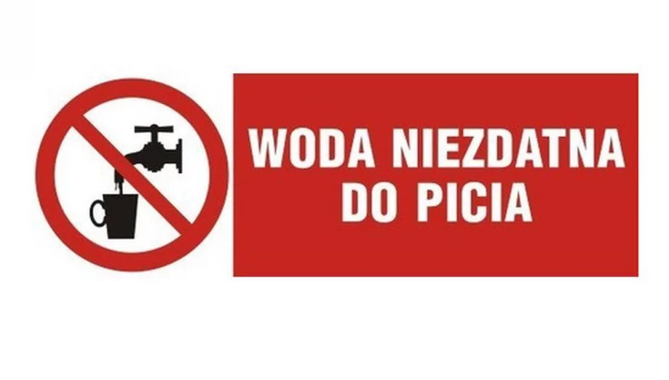 Zakaz użytkowania wody z wodociągu wiejskiego Mordarka - zdjęcie 1