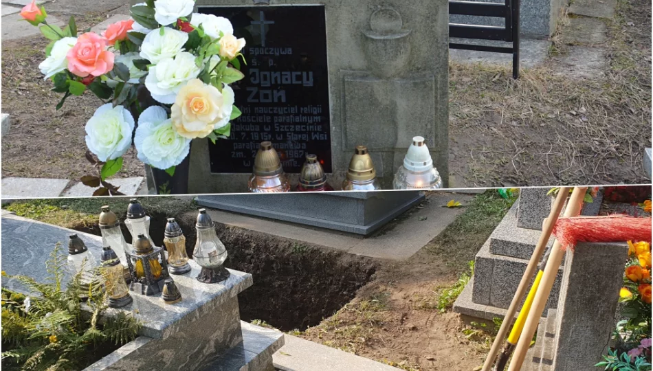 Z cmentarza zniknął nagrobek "kapłana niezłomnego" - kapelana AK i twórcy WiN - zdjęcie 1