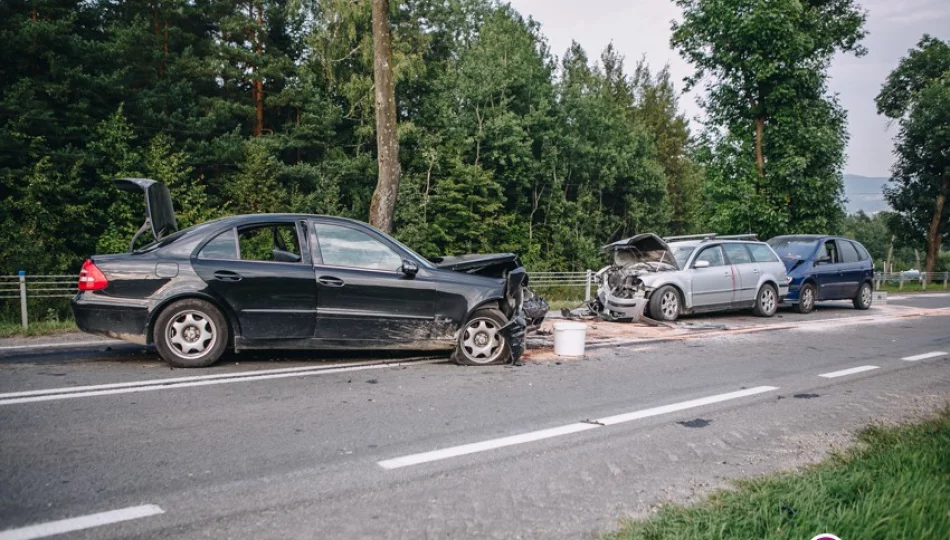 Ostatni weekend wakacji na drogach Limanowszczyzny - zdjęcie 1