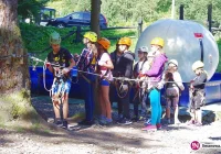 Wizyta w parku linowym na zakończenie wakacji - zdjęcie główne