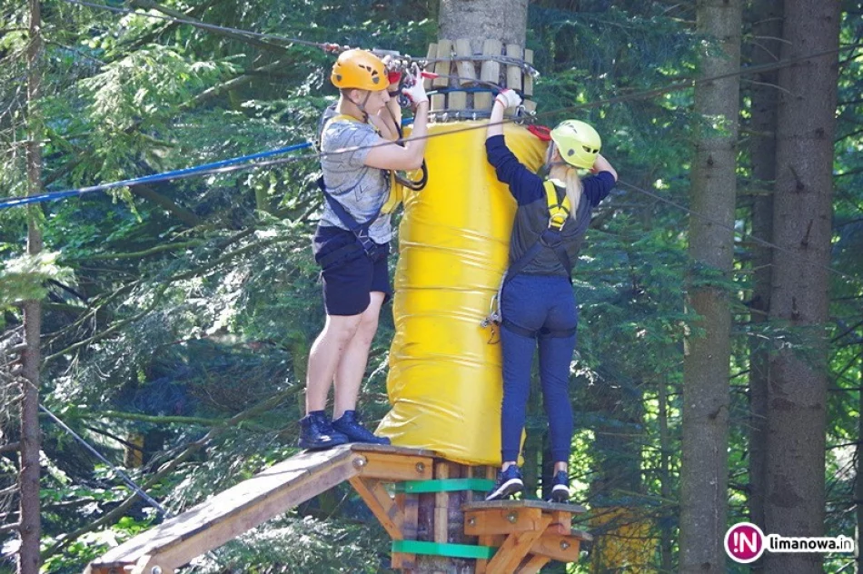 Wizyta w parku linowym na zakończenie wakacji - zdjęcie 2