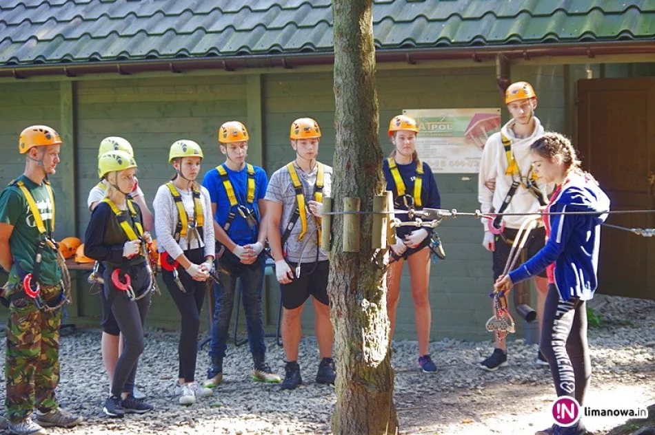 Wizyta w parku linowym na zakończenie wakacji - zdjęcie 3