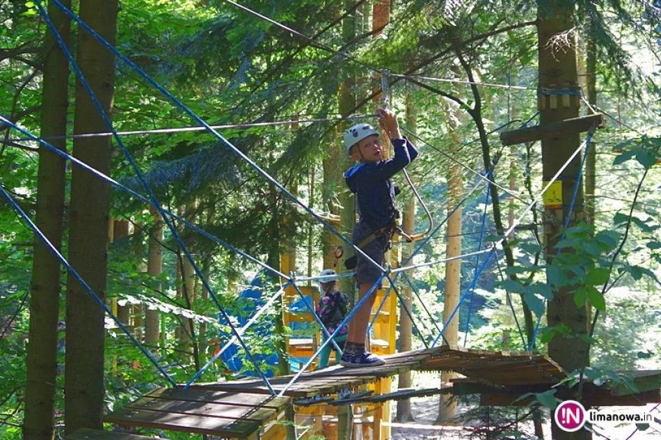 Wizyta w parku linowym na zakończenie wakacji - zdjęcie 4