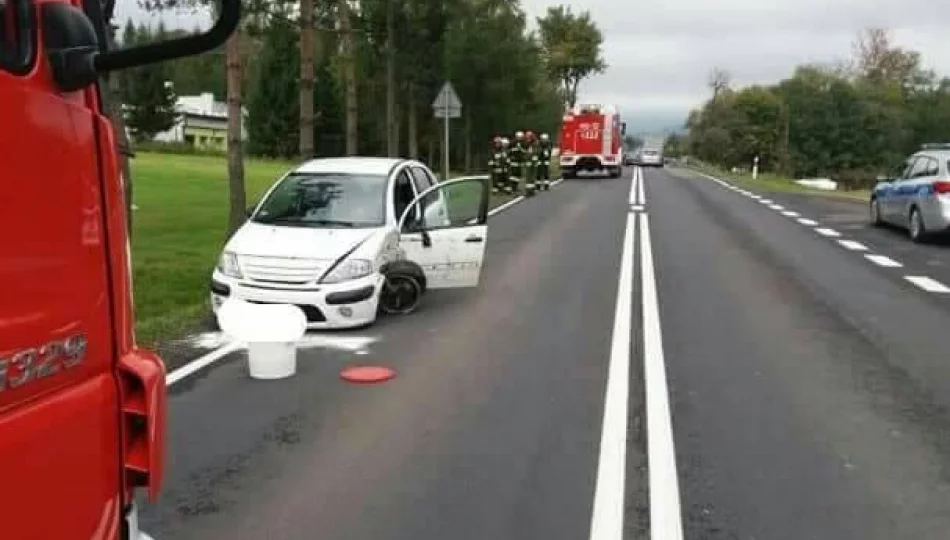 Ciężarówka zderzyła się z Citroenem - zdjęcie 1