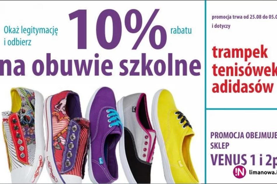 Dla klientów sklepu Venus -10% na obuwie szkolne - zdjęcie 4