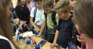Uczniowie z Mordarki i Kaniny na Małopolskiej Nocy Naukowców 2018 - zdjęcie 2