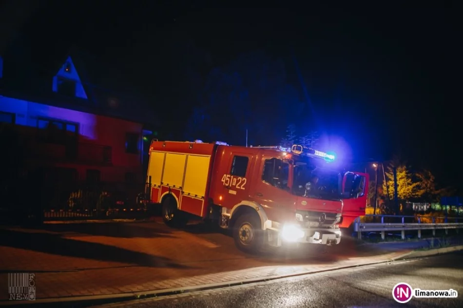 Nocny wyciek gazu - koparka przerwała rurociąg - zdjęcie 4