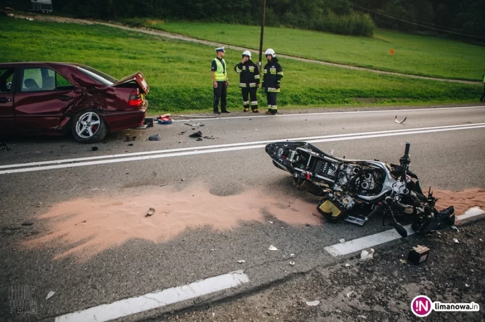 51-letni motocyklista trafił do szpitala w Krakowie - zdjęcie 2