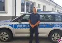 Policjant poza służbą pomógł gasić pożar - zdjęcie główne