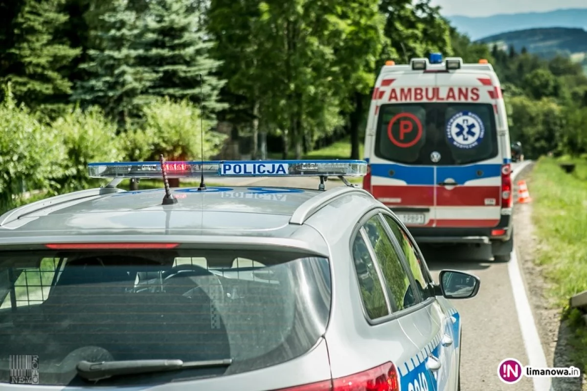 Kolizyjny weekend na Limanowszczyźnie