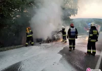 Audi stanęło w płomieniach - zdjęcie główne