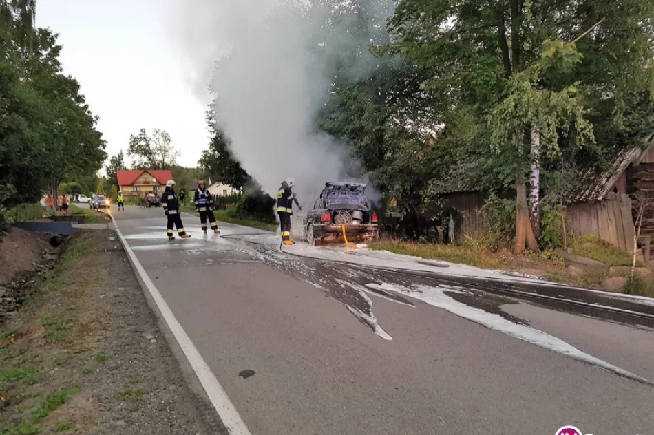 Audi stanęło w płomieniach - zdjęcie 3