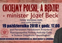 CO ŁĄCZY MINISTRA SPRAW ZAGRANICZNYCH II RP JÓZEFA BECKA Z LIMANOWĄ? - otwarcie nowej wystawy stałej 19 października 2018 r. - zdjęcie główne