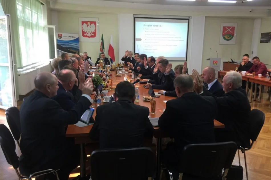 Informacja o XXX sesji Rady Gminy Limanowa - zdjęcie 6