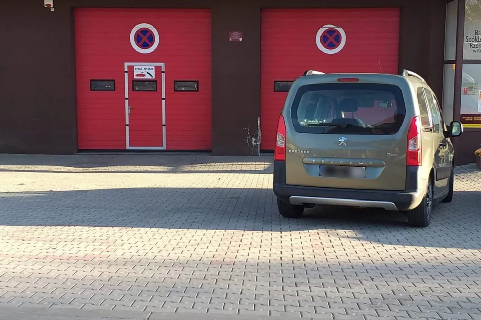 Akcja druhów wymierzona przeciwko lekkomyślnemu parkowaniu - zdjęcie 4