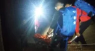 Nocna akcja ratownicza na Luboniu Wielkim - zdjęcie 2