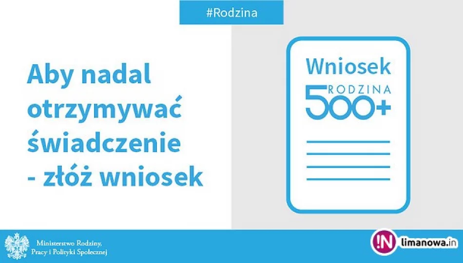 Wkrótce nabór nowych wniosków programu 500+ - zdjęcie 1