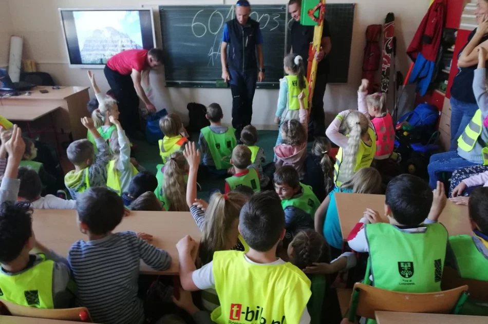 Uczniowie SP Mordarka spotkali się z Grupą Podhalańską GOPR - zdjęcie 11