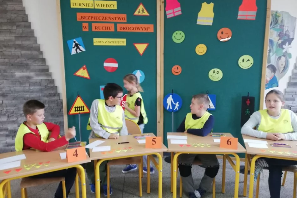 Konkurs wiedzy o bezpieczeństwie w ruchu drogowym w SP Mordarka - zdjęcie 3