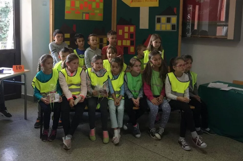 Konkurs wiedzy o bezpieczeństwie w ruchu drogowym w SP Mordarka - zdjęcie 6