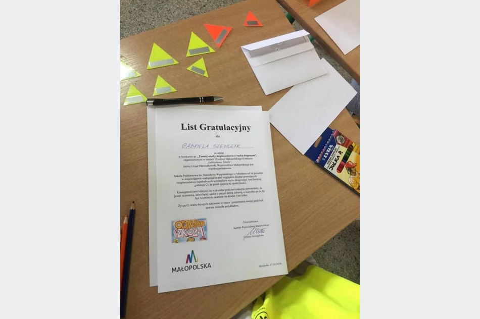 Konkurs wiedzy o bezpieczeństwie w ruchu drogowym w SP Mordarka - zdjęcie 12