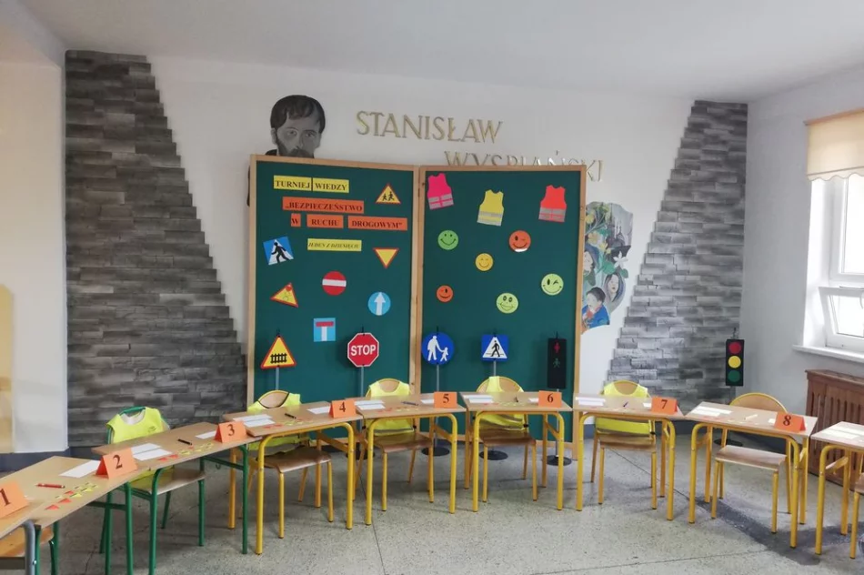 Konkurs wiedzy o bezpieczeństwie w ruchu drogowym w SP Mordarka - zdjęcie 13