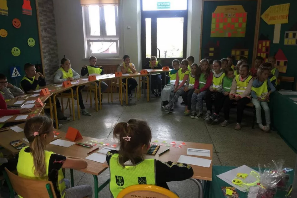 Konkurs wiedzy o bezpieczeństwie w ruchu drogowym w SP Mordarka - zdjęcie 18