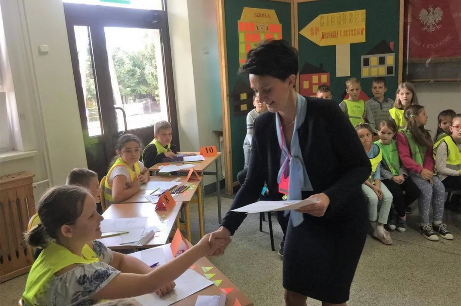 Konkurs wiedzy o bezpieczeństwie w ruchu drogowym w SP Mordarka - zdjęcie 19