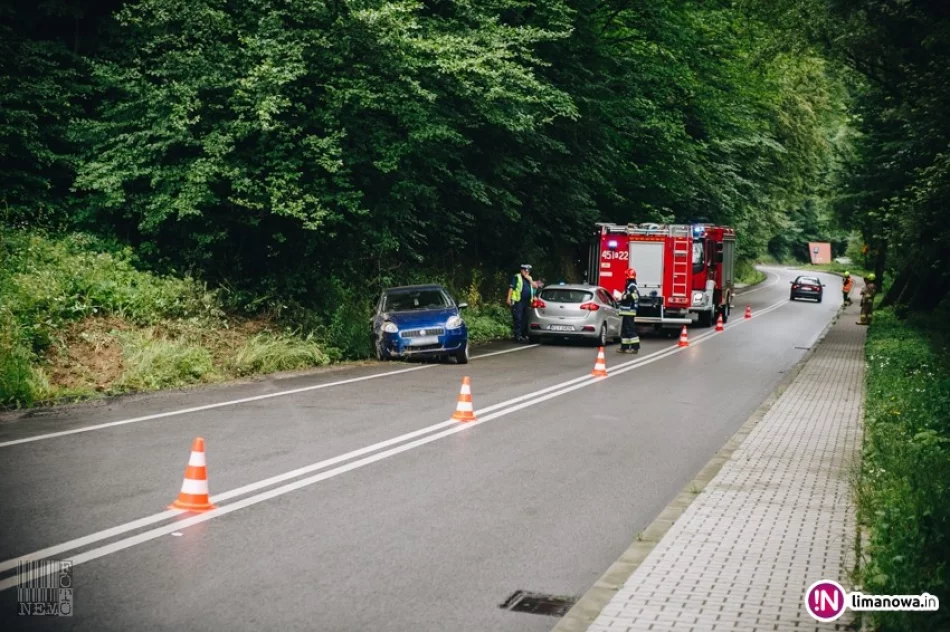 Trzy osoby w szpitalu po dachowaniu Fiata - zdjęcie 2