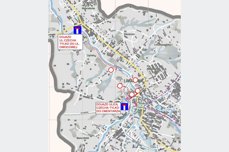 Organizacja ruchu w Limanowej w dniu Wszystkich Świętych. - zdjęcie 2