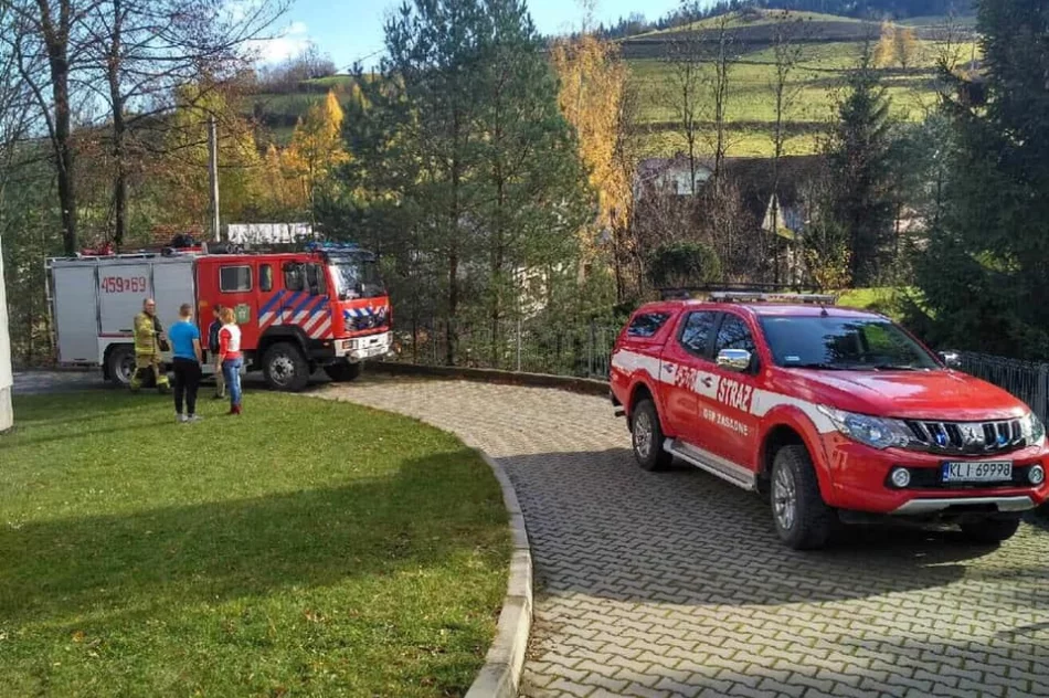Gaz pieprzowy w szkole. Budynek ewakuowano, 4 uczennice zabrano na obserwację do szpitala - zdjęcie 3