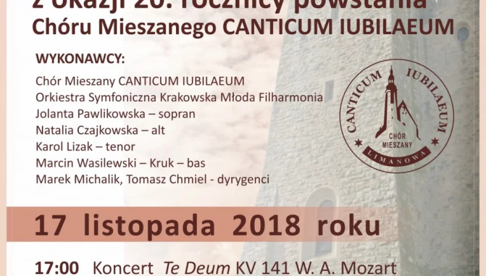 20. rocznica powstania Chóru Mieszanego CANTICUM IUBILAEUM - zdjęcie 1