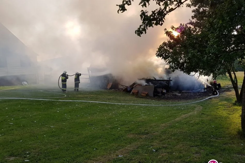 40 strażaków walczyło z pożarem (zdjęcia i wideo) - zdjęcie 4