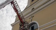 Pożar na wieży kościoła - zdjęcie 2