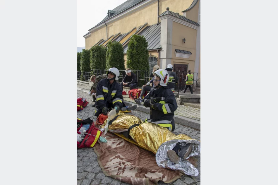 Pożar na wieży kościoła - zdjęcie 3